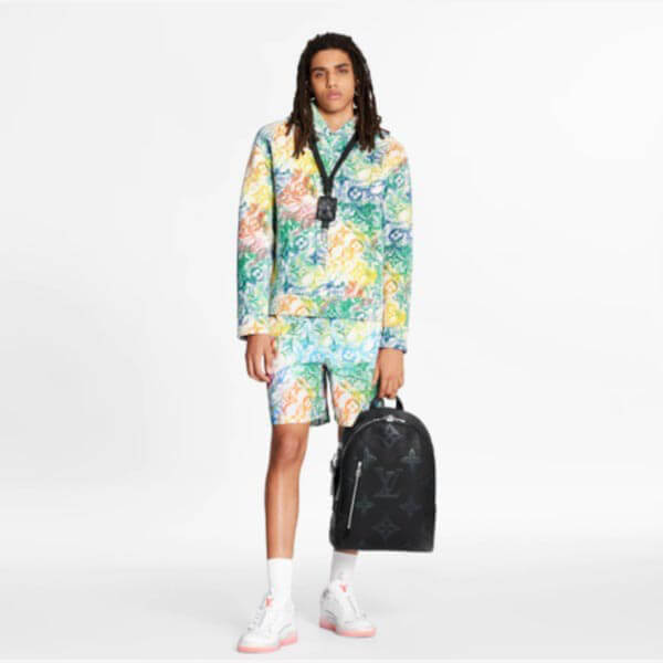 【ルイ ヴィトン】ベルベットパステルモノグラム フーディ 1A8GUY