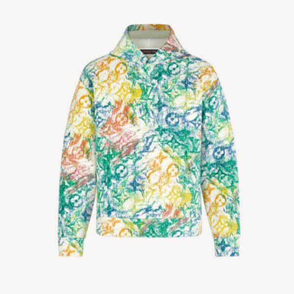 【ルイ ヴィトン】ベルベットパステルモノグラム フーディ 1A8GUY