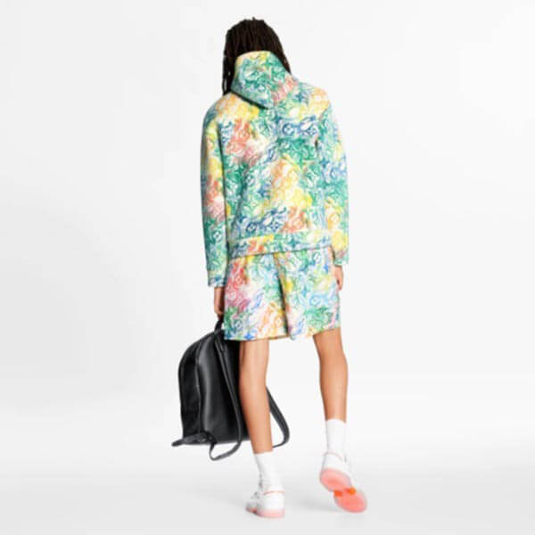 【ルイ ヴィトン】ベルベットパステルモノグラム フーディ 1A8GUY