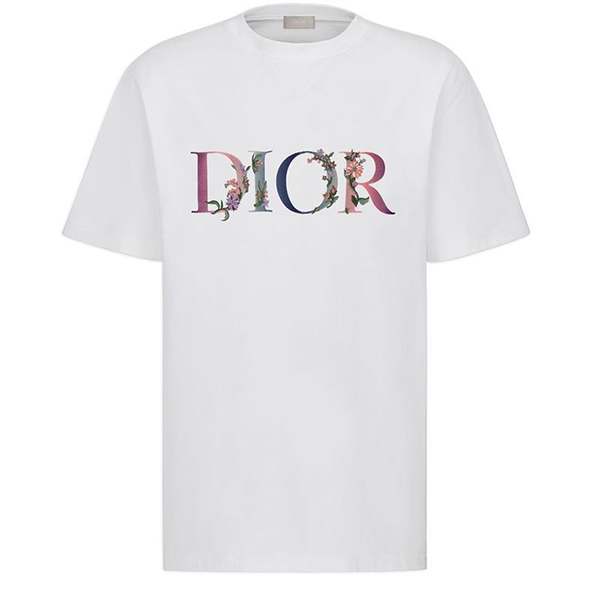 ディオール◆オーバーサイズ コットン偽物tシャツ ディオールFlowers 113J686A0554_C084