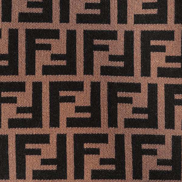 フェンディ 偽物 ☆FFロゴ?インターシャニット 半袖 トップ