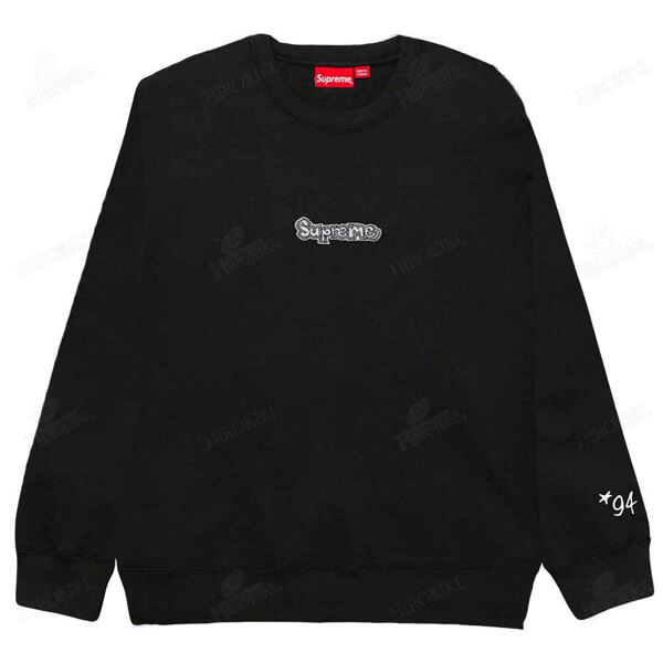 21SS /シュプリーム Gonz Logo Crewneck ゴンズ ロゴ クルーネック 偽物