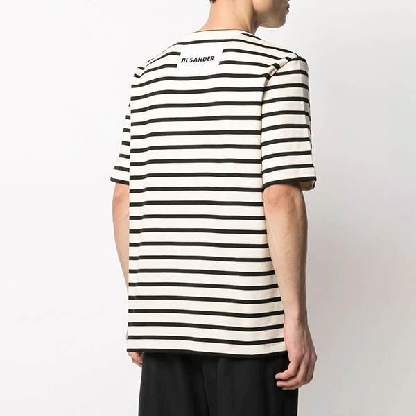 【ジルサンダー tシャツ パロディ】ストライプ コットン