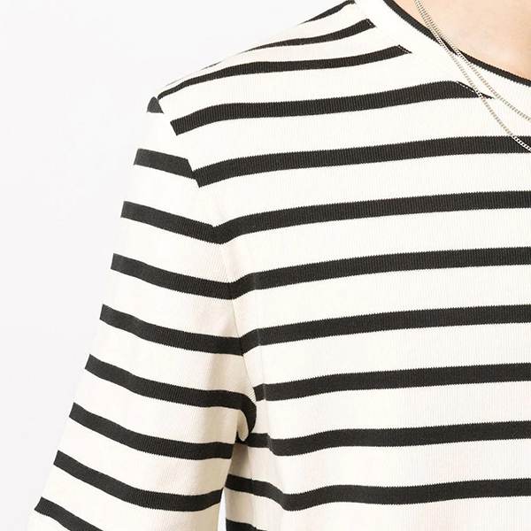 【ジルサンダー tシャツ パロディ】ストライプ コットン