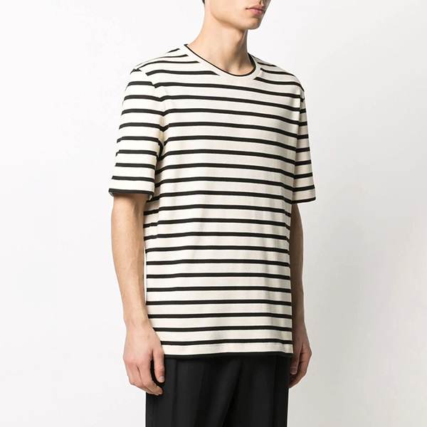 【ジルサンダー tシャツ パロディ】ストライプ コットン
