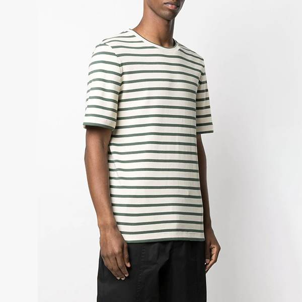 【ジルサンダー tシャツ パロディ】ストライプ コットン
