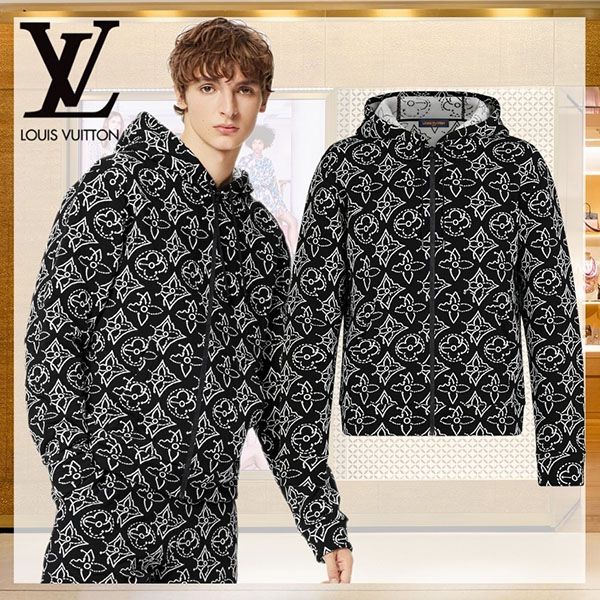 ?ルイヴィトン NBAストゥラティージクフラワー パーカー 偽物 1A8X0R