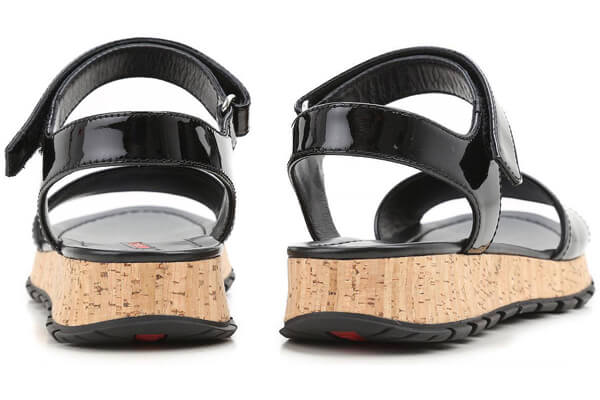 プラダ サンダル コピー レディース 女性 靴 シューズ パテントレザー