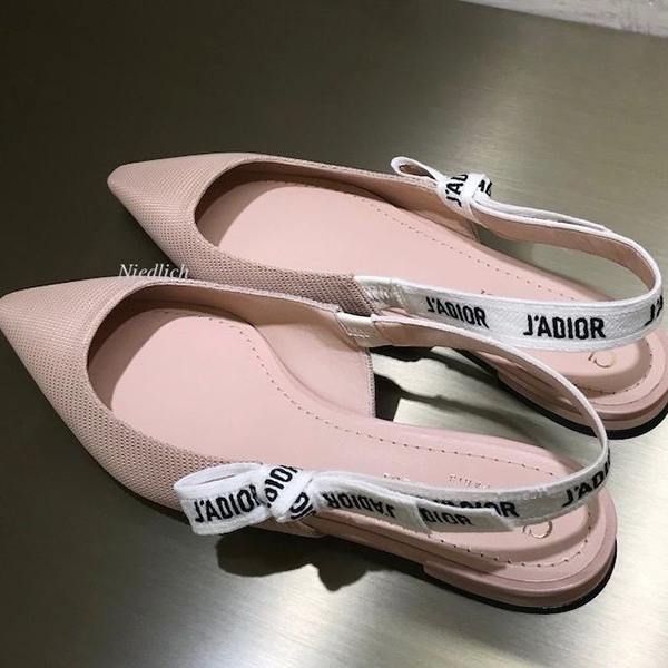 新作 ディオール J'Aディオール サンダル スーパーコピー リボン スリングバック ファブリック Ballerine