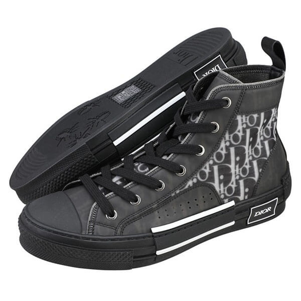 2020新作ディオール スニーカー 偽物rレプリカ ディオール オブリーク B23 ハイトップ 3SH118YJP7