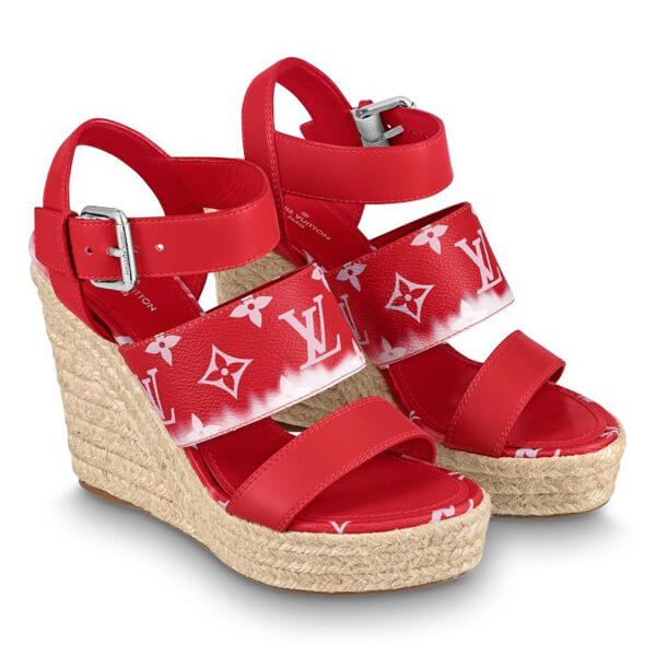 2020SS ◇LV ルイヴィトン サンダル 偽物 エスカル スターボード ライン タイダイ 絞り染め 2色 1A7U3V