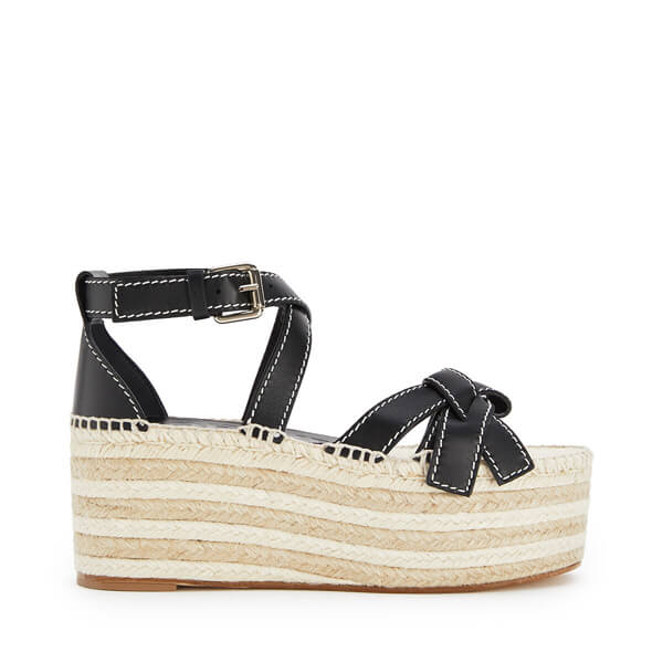ロエベ サンダル 偽物 ☆ロエベ☆Gate Wedge Espadrille 厚底サンダル♪ 453.10.3552