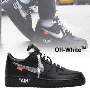 入手困難!ナイキ オフ ホワイト スニーカー コピー エアフォースOFF-WHITE x Air Force 1 Low '07 'MoMA' AV5210 001