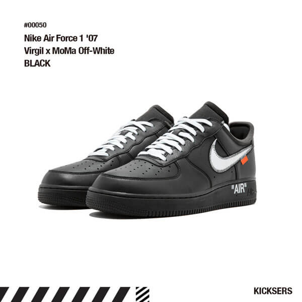 入手困難!ナイキ オフ ホワイト スニーカー コピー エアフォースOFF-WHITE x Air Force 1 Low '07 'MoMA' AV5210 001