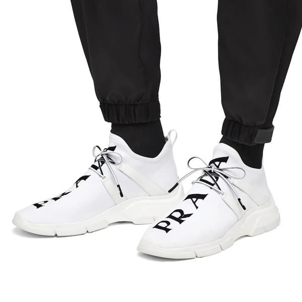 プラダ 偽物ニットファブリック スニーカー 4E34923V98F0967