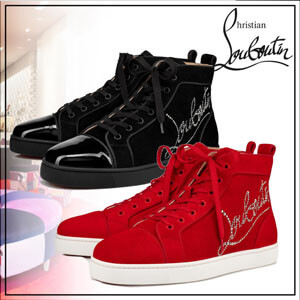 ◆ルブタン◆コピーNavy Strass◆ハイトップスニーカー◆ 1201008CM47