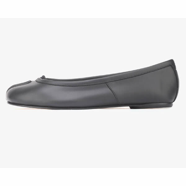 メゾンマルジェラ フラット 偽物 カーフスキンタビ バレエ