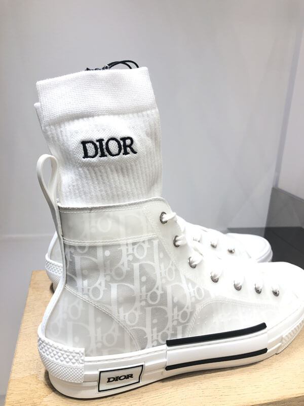 2019/20AW ディオール スニーカー 偽物 ハイカットス (White) 3SH118YNT_H060