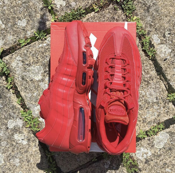 日本未発売モデル ナイキ エアマックス 95 RED 偽物 CQ9969-600 CQ9969 600