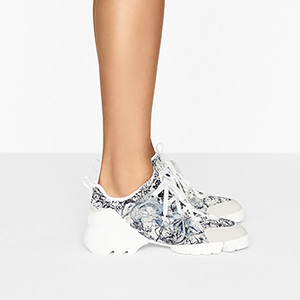 ディオール☆未入荷 D-CONNECT ゾディアックプリント スニーカー偽物 KCK302ZPN_S17X