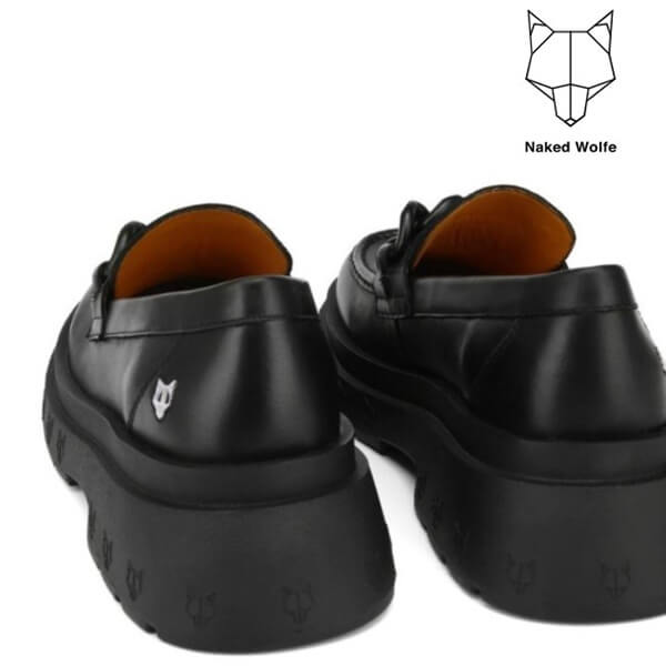 ネイキッドウルフコピー★ アマルフィ/ブラック/ローファー