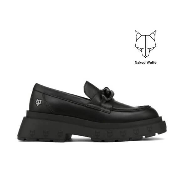 ネイキッドウルフコピー★ アマルフィ/ブラック/ローファー
