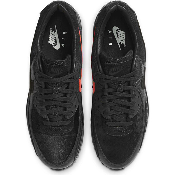 新作 ナイキ エアマックス90 レザー 偽物 ロートップ スニーカー メンズ ブラック CZ5588-002