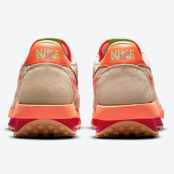 人気限定コラボ♪クロット x サカイ x ナイキ LD ワッフル 偽物 オレンジ ブレイズ DH1347-100