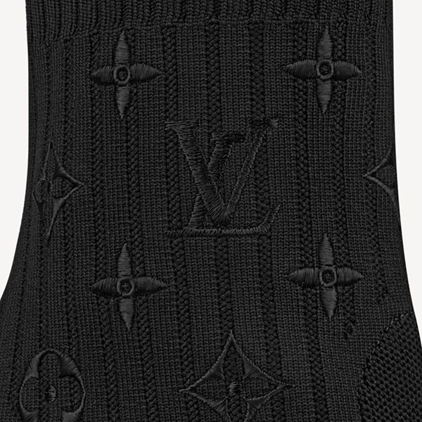 ルイヴィトン アンクルブーツ 偽物 シルエット ライン モノグラム 1A855A