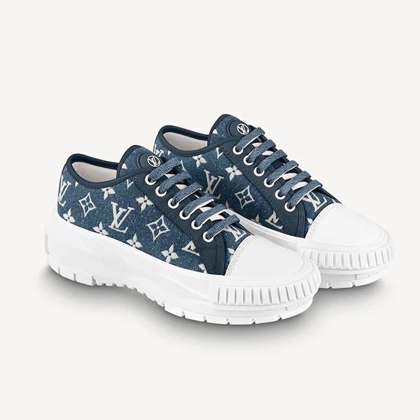 【可愛い♡】ルイヴィトン 偽物 LVスクァッドライン スニーカー 2色 モノグラム 1A9RZY