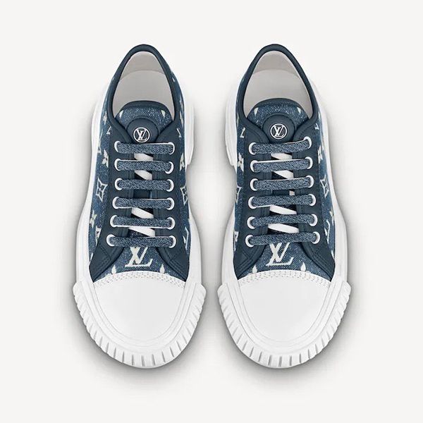 【可愛い♡】ルイヴィトン 偽物 LVスクァッドライン スニーカー 2色 モノグラム 1A9RZY