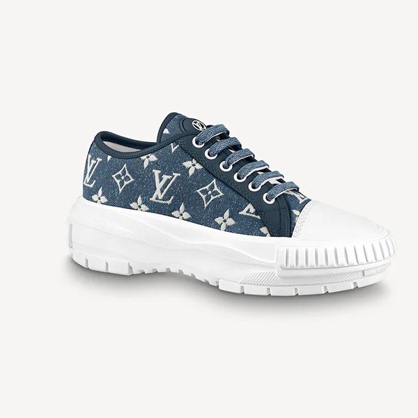 【可愛い♡】ルイヴィトン 偽物 LVスクァッドライン スニーカー 2色 モノグラム 1A9RZY