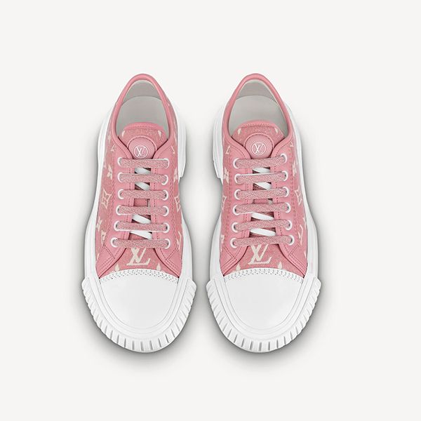 【可愛い♡】ルイヴィトン 偽物 LVスクァッドライン スニーカー 2色 モノグラム 1A9RZY