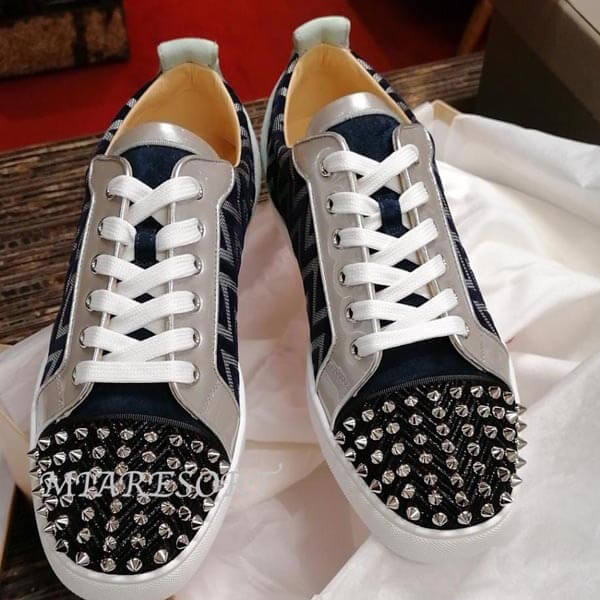 21SS 新作ルブタンスーパーコピー Jr Spikes Orlato ★ スニーカー 1210327CMA3