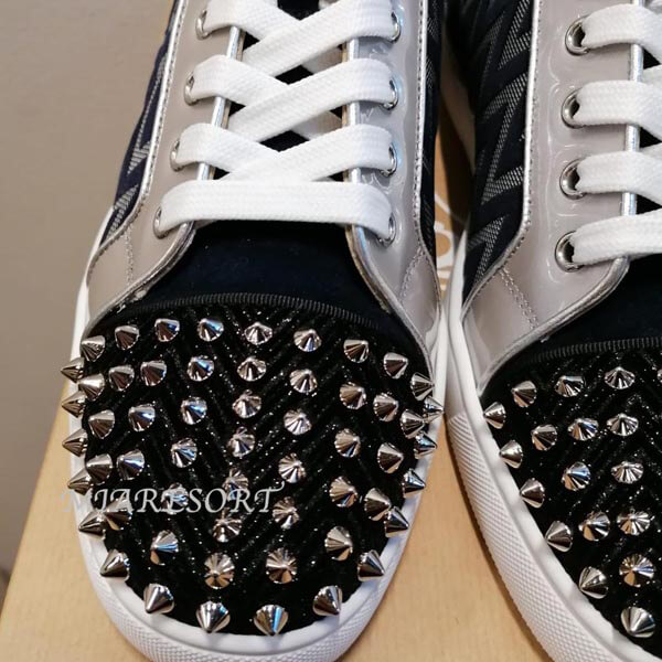 21SS 新作ルブタンスーパーコピー Jr Spikes Orlato ★ スニーカー 1210327CMA3