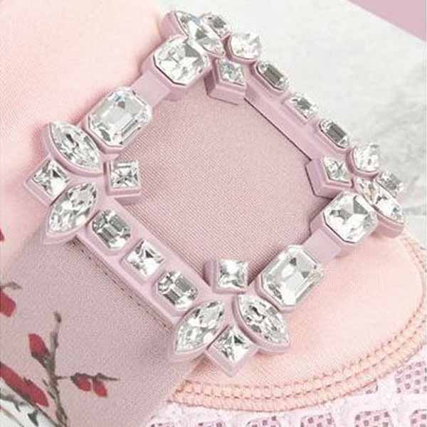 ロジェ・ヴィヴィエ クリスタルバックル付き 花柄 Viv 'Run コピー スニーカー 21030921