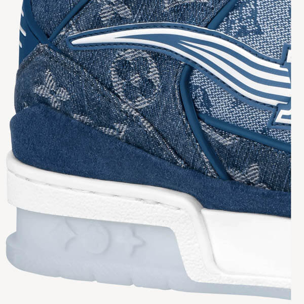 【ルイヴィトン】デニム LVトレイナーラインスニーカー コピー 1A8MG1