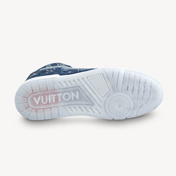 【ルイヴィトン】デニム LVトレイナーラインスニーカー コピー 1A8MG1