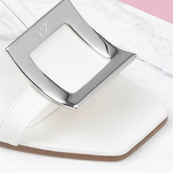 ロジェ ヴィヴィエ ビキヴィヴ サンダル メタル バックル コピー RVW55427180