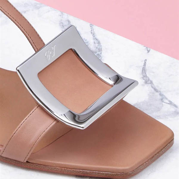 ロジェ ヴィヴィエ ビキヴィヴ サンダル メタル バックル コピー RVW55427180