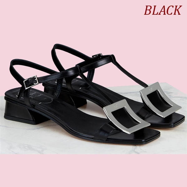 ロジェ ヴィヴィエ ビキヴィヴ サンダル メタル バックル コピー RVW55427180