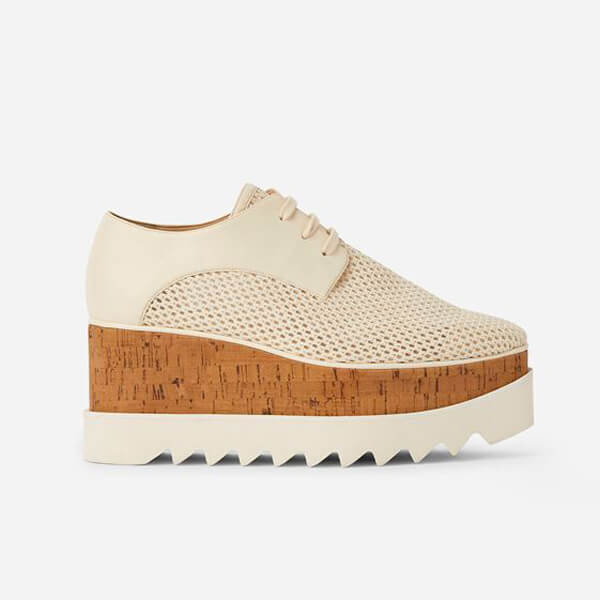 21SS Stella McCartney Elyse ウーブンメッシュプラットフォーム800336N02159002