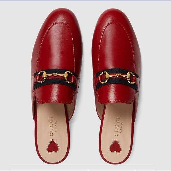 人気☆グッチ☆グッチ☆プリンスタウン レザー スリッパ629084