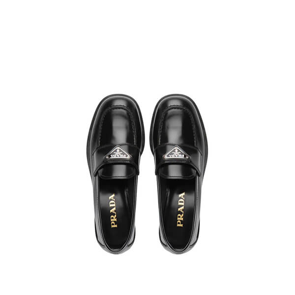 ★プラダ★ ブラッシュドレザー ローファ 新作 人気 1D238M_P39