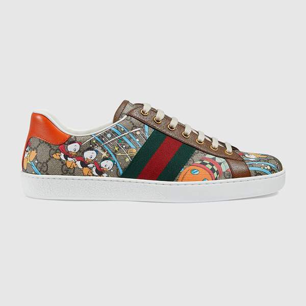 ディズニー X グッチ ドナルド スニーカー 647950 2M110 8960