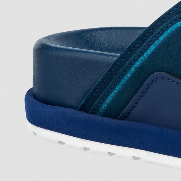 21SS【ルイヴィトン】LVトレイナー・ライン ミュール スエード 1A8SKZ