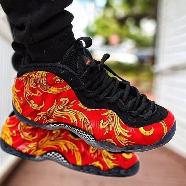 人気話題!フォームポジット 偽物 ナイキ Air Foamposite One SP Supreme Red SS 14 2014 652792600