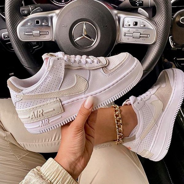 ナイキ エアフォースワン1 偽物 SHADOW エアフォース1 シャドウ ホワイト CZ8107-100