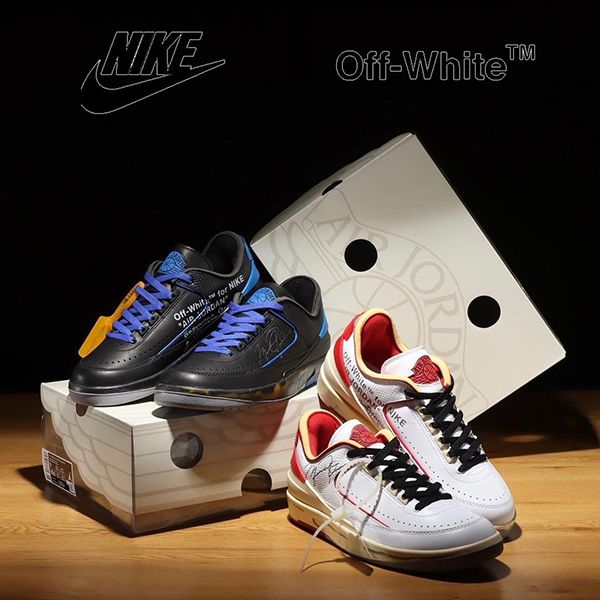 完売必至!オフホワイト × ナイキ エアジョーダン2 偽物 スニーカー 2色 DJ4375-106