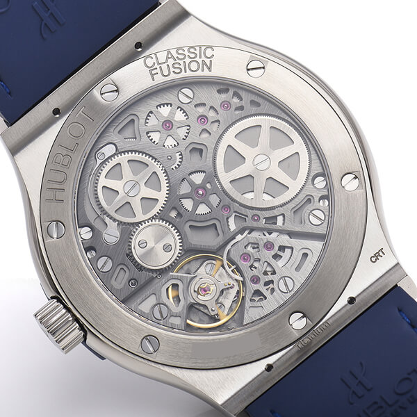 ウブロ クラシックフュージョン パワーリザーブ8デイズチタニウムブルー スーパーコピー 516.NX.7170.LR